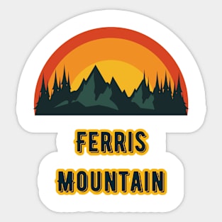 Ferris Mountain Sticker